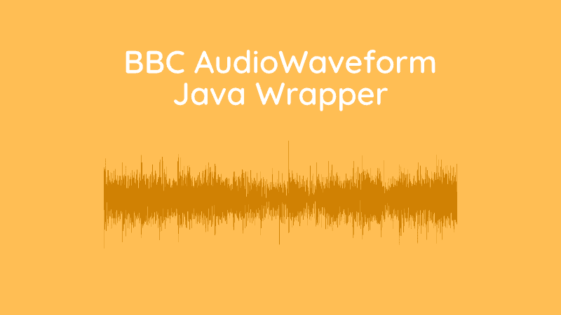 BBC AudioWaveform CLI Java Wrapper